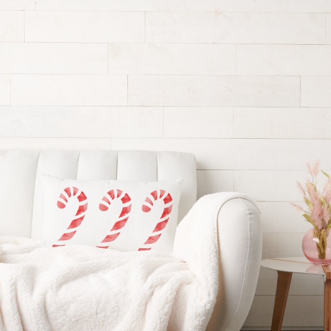 Almofada Lombar Três Canas de Candi Aquarela (Sofá)