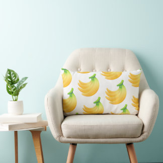 Almofada Lombar Tropical Divertido Fofo Verão Divertido Amarelo