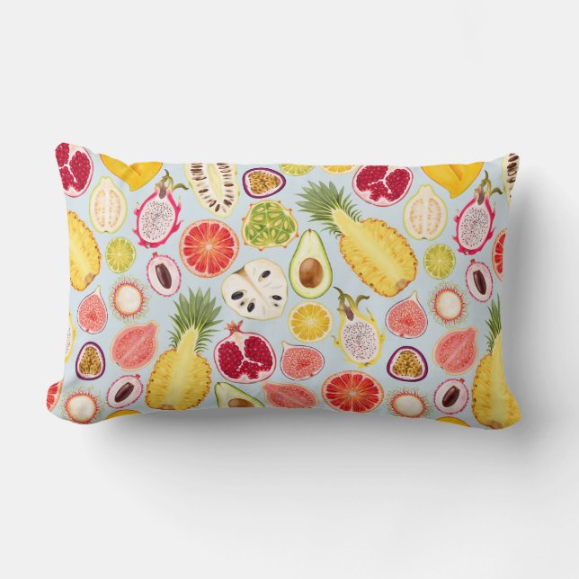 Almofada Lombar Tropical Fruit Lumbar Pillow (Frente)