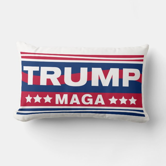 ALMOFADA LOMBAR TRUMP~MAGA~2024 (Frente)