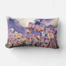 Tulipas rosadas e laranja