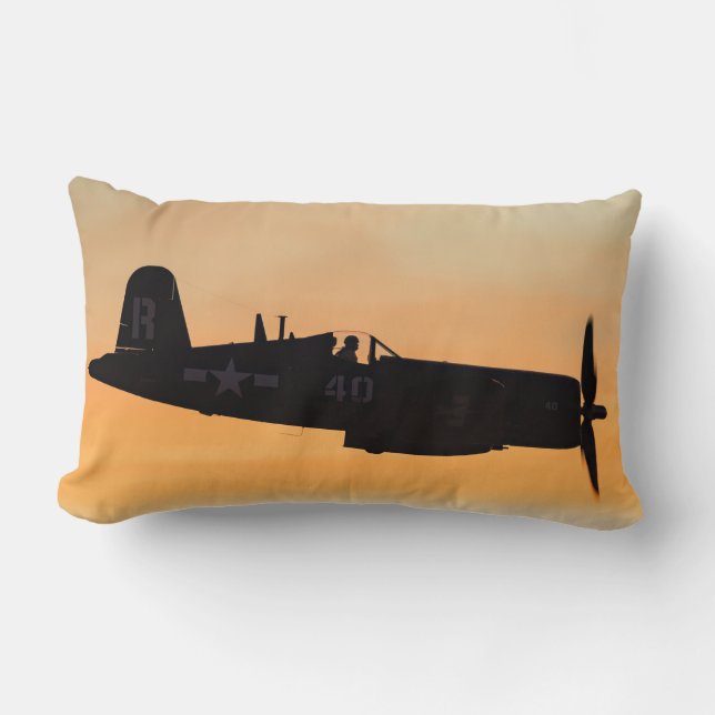 Almofada Lombar Um caça Vought F4U Corsair (Frente)