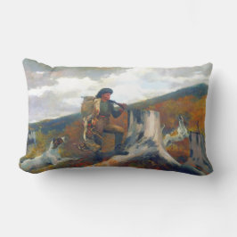 Almofada Lombar Um caçador e cães Winslow Homer Circa 1891