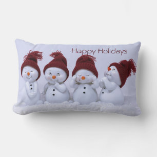 Almofada Lombar Um quarteto de homens de neve