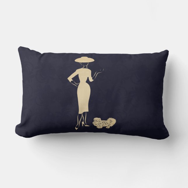 Almofada Lombar Uma nova imagem da moda dos anos 50 (Frente)