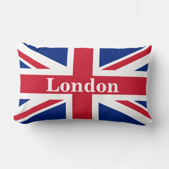 Almofada Lombar Union Jack London ~ British Flag (Frente)
