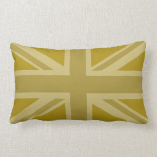 Almofada Lombar Union Jack/ouro da bandeira