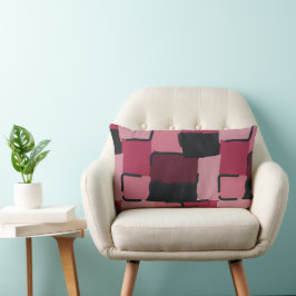 Almofada Lombar Urban Geo | Blush Muted | Hero Pattern