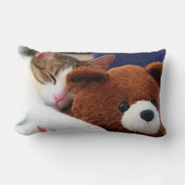 Almofada Lombar Urso de Teddy Gato Sonolento