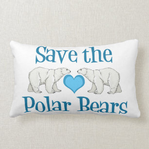 Almofada Lombar Urso polar bonito