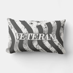 Almofada Lombar USA Veteran - branco vintage 001