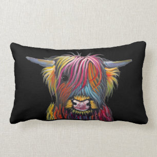 Almofada Lombar Vaca escocesa "BRaVEHEaRT 2" das montanhas por