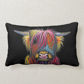 Almofada Lombar Vaca escocesa "BRaVEHEaRT 2" das montanhas por