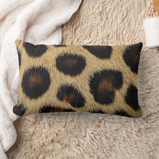 Almofada Lombar Vaca Preto Branco Manchas Pelo (Cobertor)