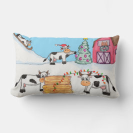 Almofada Lombar Vacas de Natal