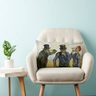 Almofada Lombar Van Gogh; Os Bebedores, Post Impressionismo Vintag