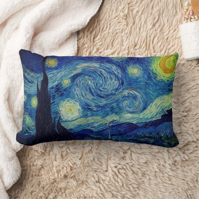 Almofada Lombar Van Gogh Starry Night (Cobertor)