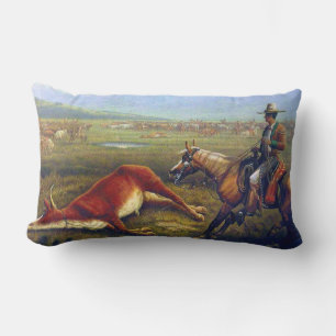 Almofada Lombar Vaqueiro C 1830 O Velho Oeste O Cowboy