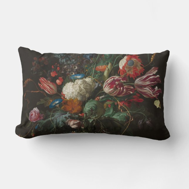Almofada Lombar Vase das Flores - Jan Davidsz de Heem (Frente)