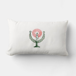 Almofada Lombar Vela de Natal Tradicional