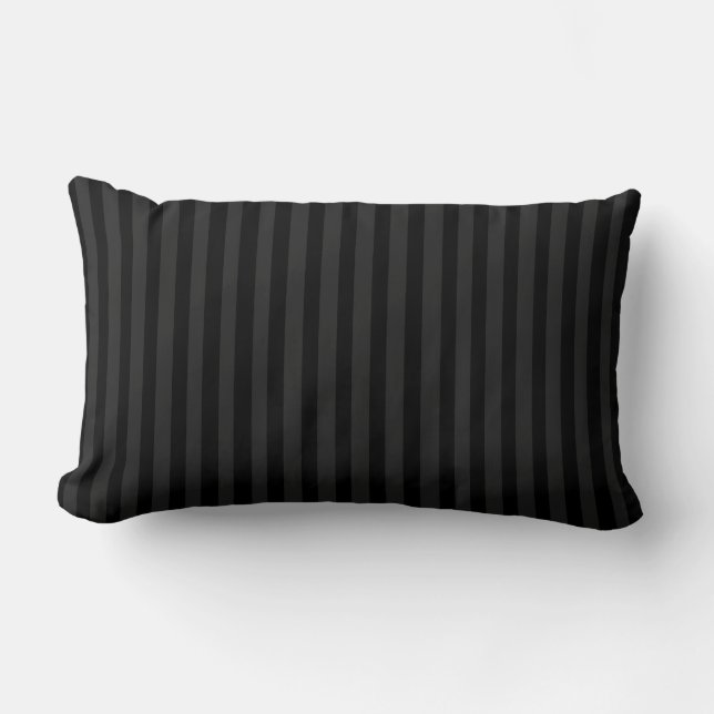 Almofada Lombar Velvet preto (Frente)