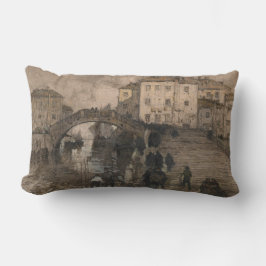 Almofada Lombar Veneza, Itália (Paisagem Vêneta Antiga)