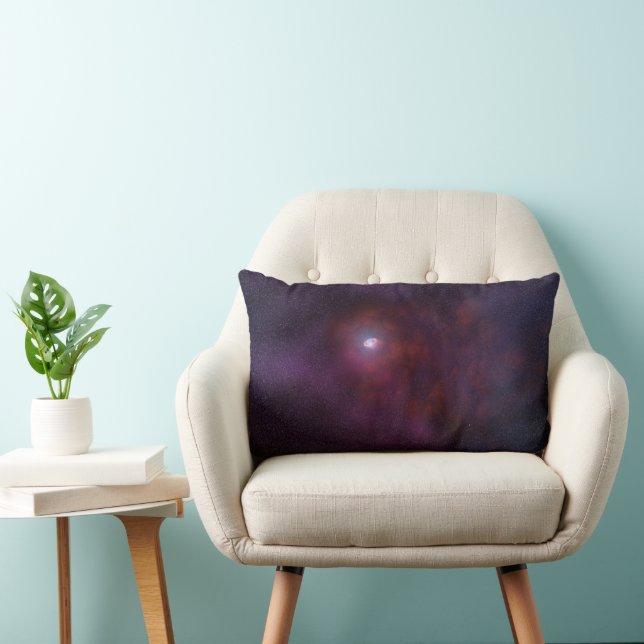 Almofada Lombar Vento Pulsar De Uma Estrela De Neutron. (Cadeira)