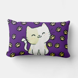 Almofada Lombar Verde limão Cat & Paws Travesseiro lombar