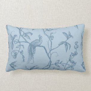 Almofada Lombar Viagem ao Travesseiro decorativo Azul Chateau Peac