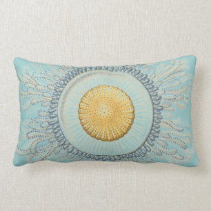 Almofada Lombar Vida marinha do vintage de Haeckel