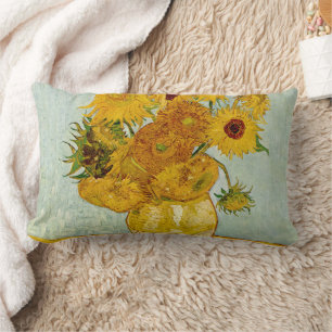 Almofada Lombar Vincent Van Gogh 12 Girassóis Impressionista