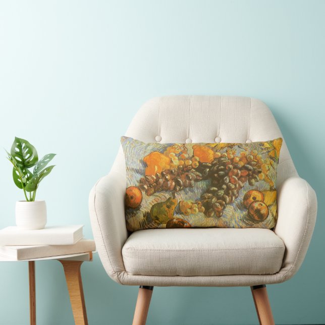 Almofada Lombar Vincent van Gogh - Maçãs, Peras, Limões, Uvas (Cadeira)