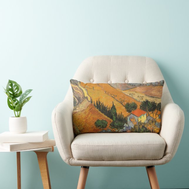 Almofada Lombar Vincent van Gogh - Vale com Lavrador (Cadeira)