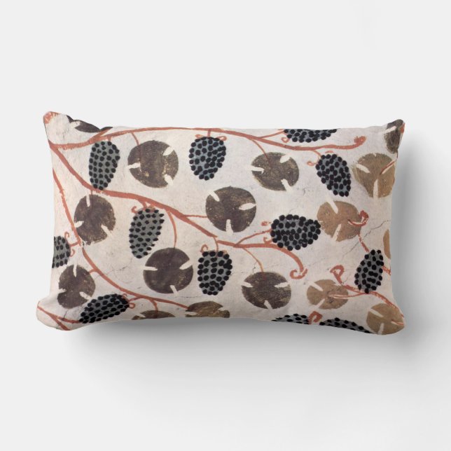 ALMOFADA LOMBAR VINHAS ANTIGAS EGÍPCIAS E VINHAS DE UVAS (Frente)