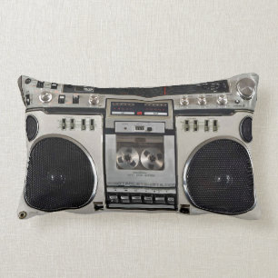 Almofada Lombar Vintage 80s Boombox Ghettoblaster