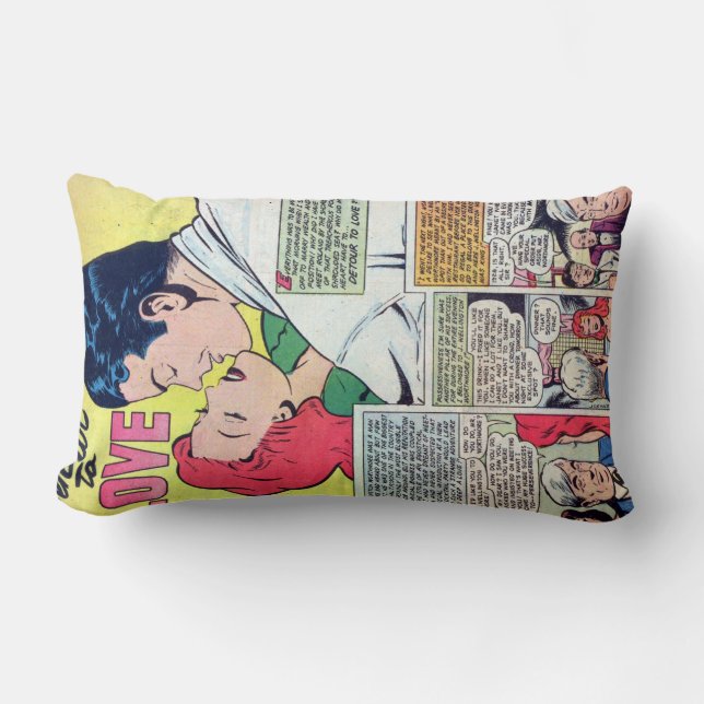 Almofada Lombar Vintage Comic (Frente)