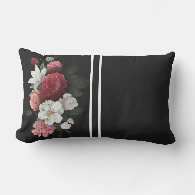 Almofada Lombar vintage floral (Frente)