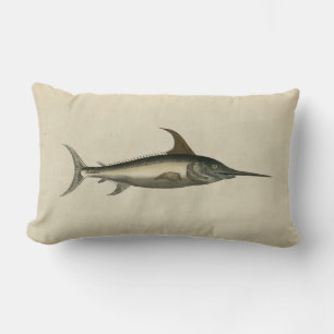 Almofada Lombar Vintage Illustration Swordfish