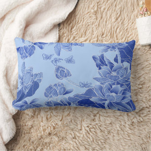 Almofada Lombar Vintage Modern Zen Decor Lotus Flower Yoga Gifs