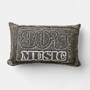 Almofada Lombar Vintage Music anos 80