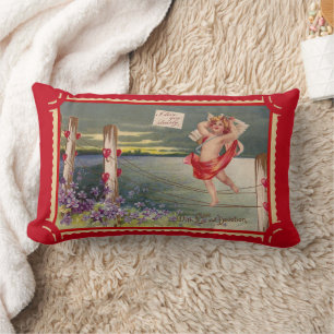 Almofada Lombar Vintage namorados armid art