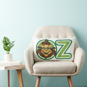 Almofada Lombar Vintage O Mágico de Oz, Leão na Letra O