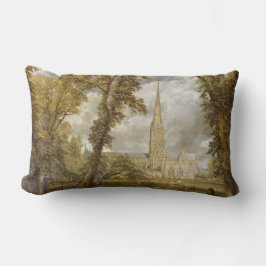 Almofada Lombar Vista da Catedral de Salisbury (Landmark Inglês)