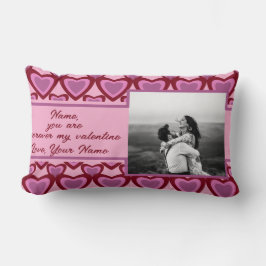 Almofada Lombar Você é para sempre minha foto personalizada do nam