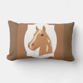 Almofada Lombar Voo Vermelho do Feliz Cavalo Reversível