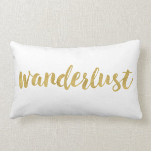 Almofada Lombar Wanderlust à moda do divertimento em decorativo