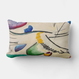 Almofada Lombar Wassily Kandinsky Abstrato Trabalho de arte
