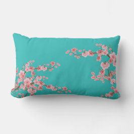Almofada Lombar Watercolor Cherry Blossoms