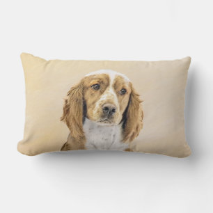 Almofada Lombar Welsh Springer Spaniel Painting - Arte Original De