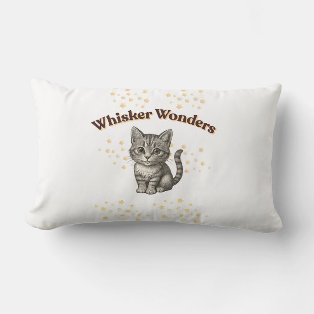 Almofada Lombar Whisker Wonders  (Frente)